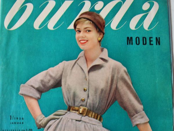 Burda moden 1/1956 Бурда Моден | Ярмарка Мастеров - ручная работа, handmade