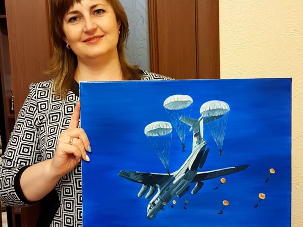 С Днём Воздушно-десантных войск | Ярмарка Мастеров - ручная работа, handmade