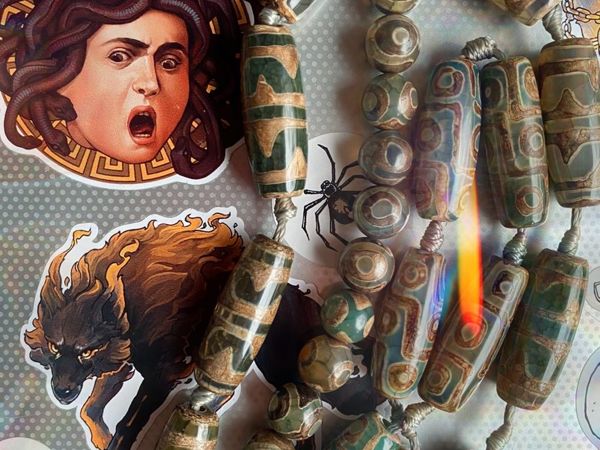 Сияние богов: о бусинах дзи и их значениях | Ярмарка Мастеров - ручная работа, handmade