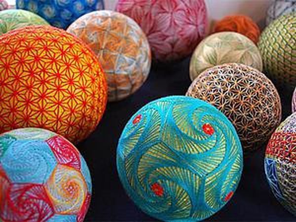 Temari: A Japanese Art of Embroidery on Balls. Ideas for Your Creativity | Ярмарка Мастеров - ручная работа, handmade