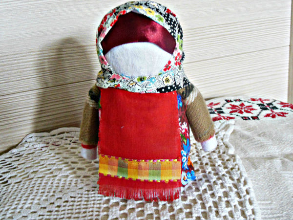 Мастерим народную куклу Зерновушку | Ярмарка Мастеров - ручная работа, handmade