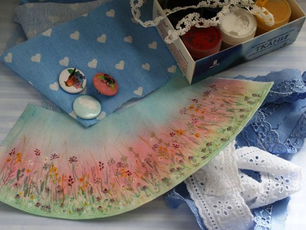 Кукольное платье —  «Цветочная полянка» | Ярмарка Мастеров - ручная работа, handmade
