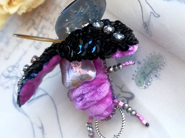 Брошь Жук. Видео | Ярмарка Мастеров - ручная работа, handmade
