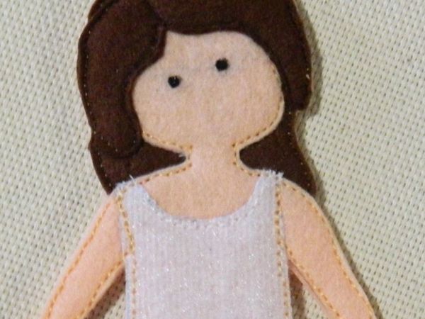 Шьем из фетра куколку Клэр в платье | Ярмарка Мастеров - ручная работа, handmade
