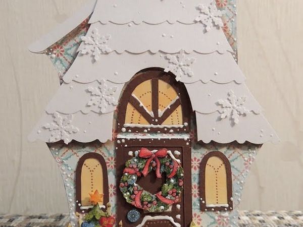 Зимний домики-открытки | Ярмарка Мастеров - ручная работа, handmade
