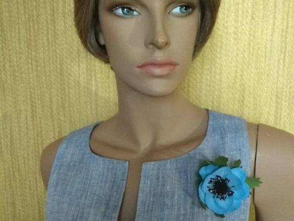 Блуза льняная без рукавов | Ярмарка Мастеров - ручная работа, handmade