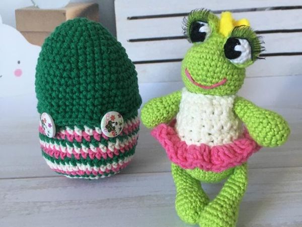 Как связать принцессу-лягушку | Ярмарка Мастеров - ручная работа, handmade