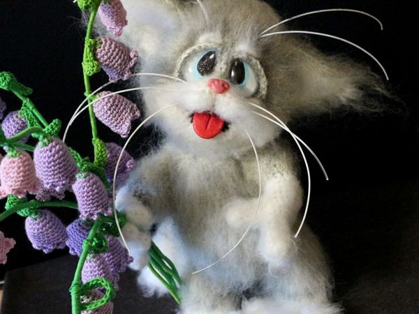 Мастер-класс: котик Мура крючком | Ярмарка Мастеров - ручная работа, handmade