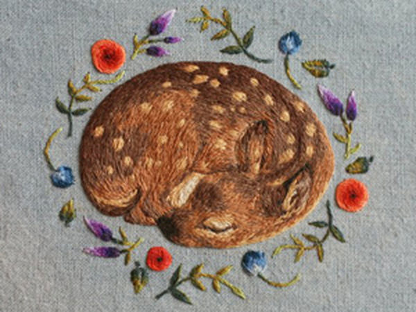 Delighting Embroidery: Tiny Animals by Chloe Giordano | Livemaster - handmade