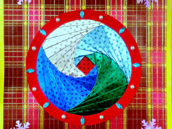 Создаем новогоднюю открытку | Ярмарка Мастеров - ручная работа, handmade