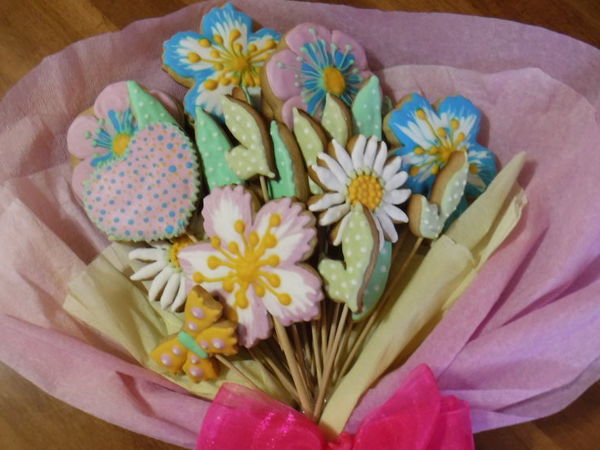 Создаем пряничный букет | Ярмарка Мастеров - ручная работа, handmade