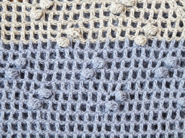 Crocheting Nubs on Drawn-Thread Work: 2 Options | Livemaster - handmade