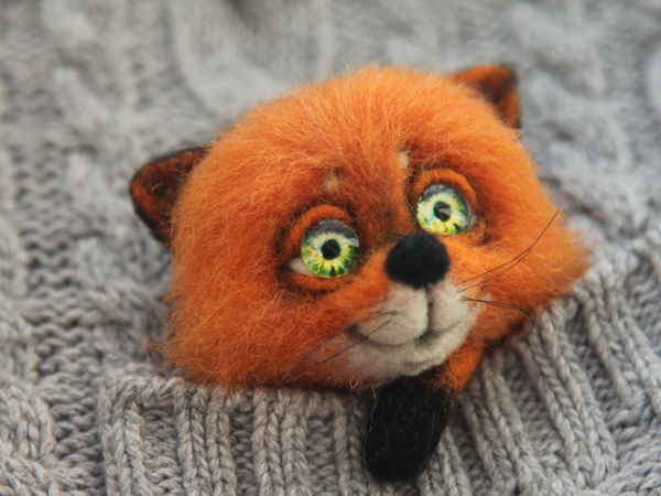Новая брошечка лиса в магазине! | Ярмарка Мастеров - ручная работа, handmade