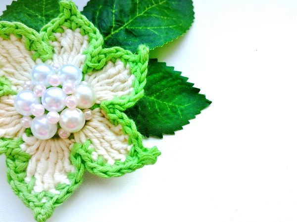 Видеоурок: вяжем цветы крючком | Ярмарка Мастеров - ручная работа, handmade