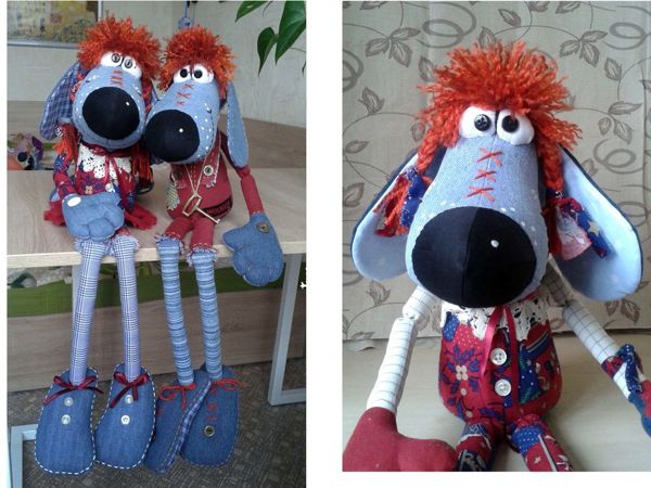 Игрушки. Люблю шить из джинса | Ярмарка Мастеров - ручная работа, handmade