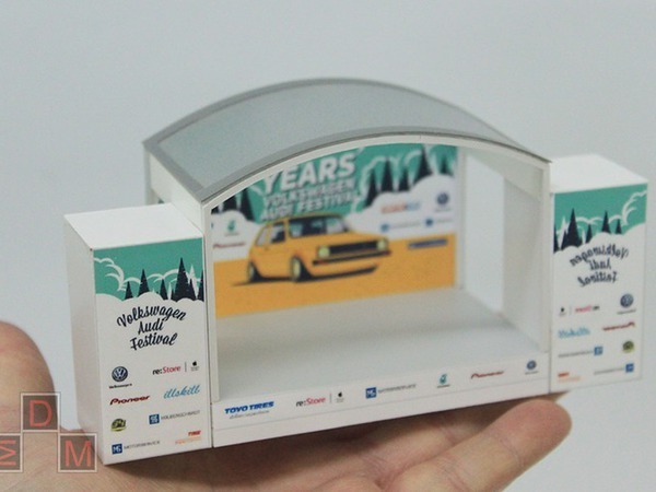 Макет автофестиваля «VW&Audi Festival» | Ярмарка Мастеров - ручная работа, handmade