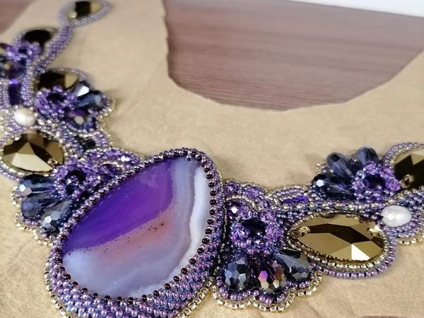 Аметистовый комплект | Ярмарка Мастеров - ручная работа, handmade
