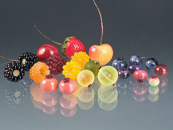 Солнечные украшения в стиле lampwork от Elizabeth Johnson | Ярмарка Мастеров - ручная работа, handmade