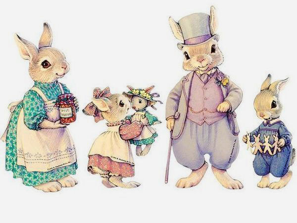 The Hopper Family: A Charming Cut Out Game by Kathy Lawrence | Ярмарка Мастеров - ручная работа, handmade