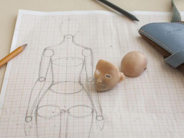 Процесс работы над пропорциями тела дл куклы. Создание каркаса из фольги | Ярмарка Мастеров - ручная работа, handmade