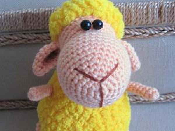 Вяжем маленькую новогоднюю овечку | Ярмарка Мастеров - ручная работа, handmade