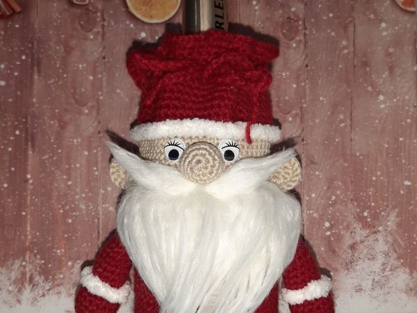 Дед Мороз из пластиковой бутылки своими руками. Мастер-класс с пошаговыми фото