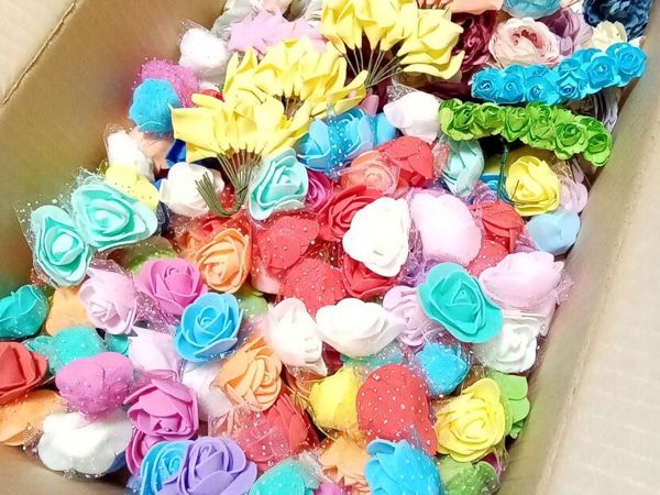 Коробка цветочных головок и букетиков | Ярмарка Мастеров - ручная работа, handmade Коробка цветочных головок и букетиков | Ярмарка Мастеров - ручная работа, handmade