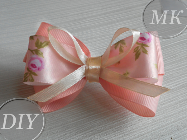 How to Make a Simple Bow of Narrow Ribbons | Livemaster - handmade