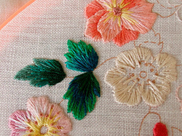 Процесс вышивки от Hanna по дизайну Elsa Williams «Bluebird Floral» | Ярмарка Мастеров - ручная работа, handmade