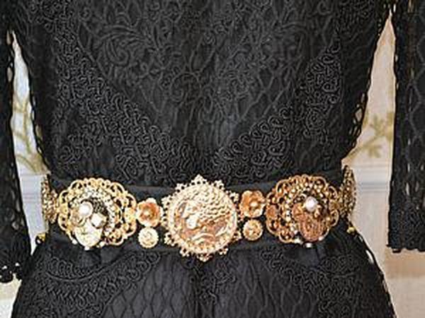 Пояс  Медальоны -  3 в стиле Dolce & Gabbana | Ярмарка Мастеров - ручная работа, handmade