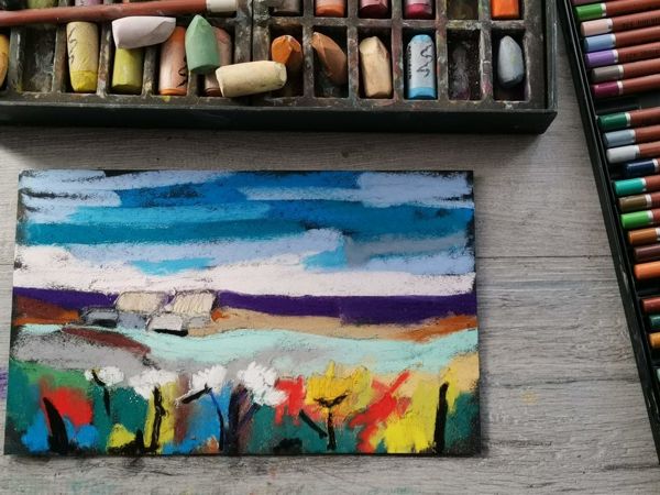 Рисуем пастелью как маслом | Ярмарка Мастеров - ручная работа, handmade