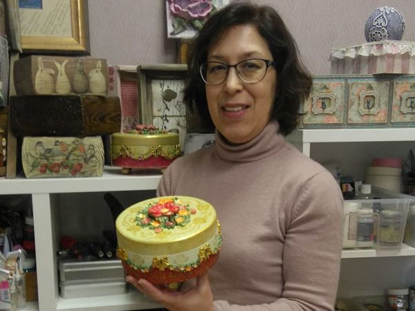 Шкатулка «Цветочная карамель» | Ярмарка Мастеров - ручная работа, handmade