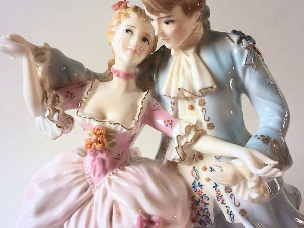 Статуэтка Влюблённые. Флирт. На балу. Royal Worcester Англия | Ярмарка Мастеров - ручная работа, handmade