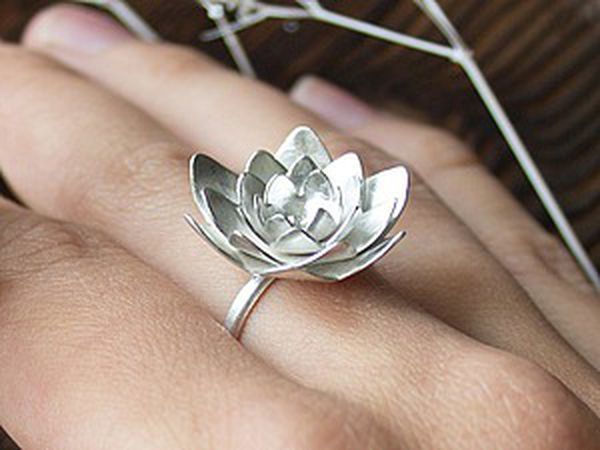 How to Make a Metalsmith Lotus Ring | Livemaster - handmade