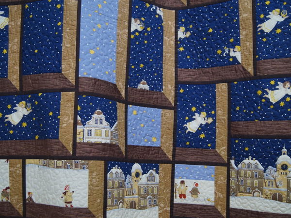 Квилт «Рождественская сказка» | Ярмарка Мастеров - ручная работа, handmade