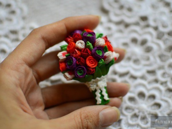 Аукцион на брошь букет | Ярмарка Мастеров - ручная работа, handmade