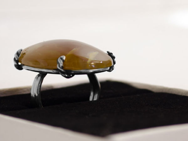Кольцо с камнем сердолик | Ярмарка Мастеров - ручная работа, handmade