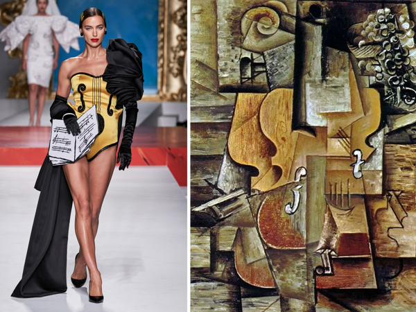 Picasso's Cubism Burst Onto Catwalk: 27 Outfits From New Moschino Ready-to-Wear 2020 | Livemaster - handmade