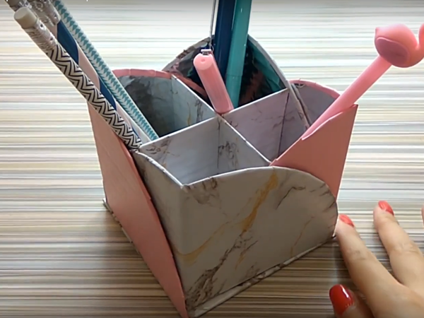 Мастерим ораганайзер из картона | Ярмарка Мастеров - ручная работа, handmade
