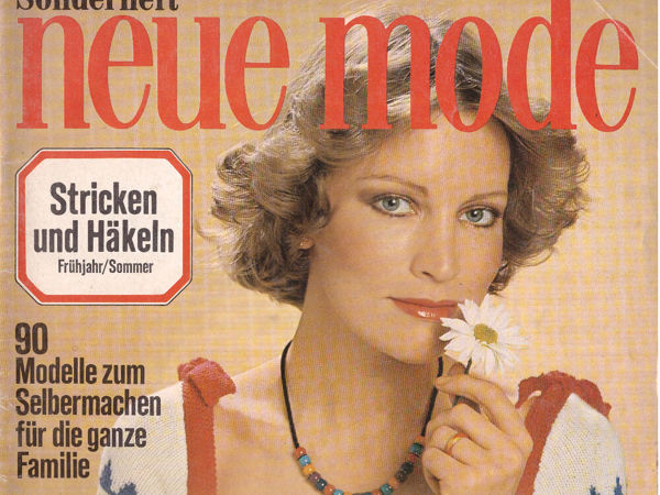 Neue mode — спец. выпуск — вязание и вышивание 1977 | Ярмарка Мастеров - ручная работа, handmade