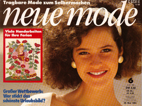 Neue mode — 6 1984 (июнь) | Ярмарка Мастеров - ручная работа, handmade