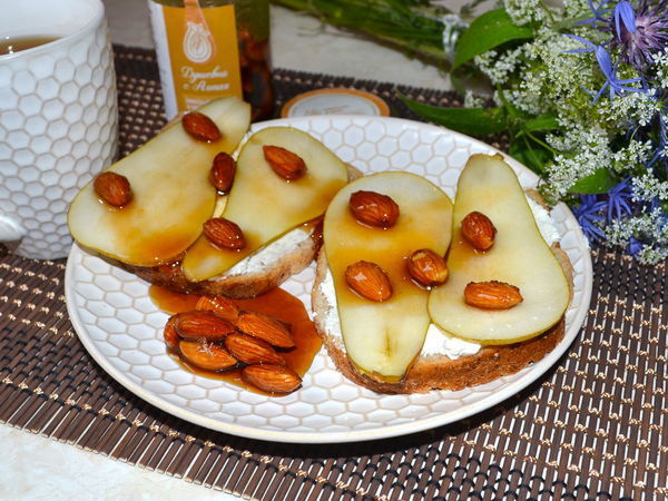 Рецепт завтрака с рикоттой, грушей и медом | Ярмарка Мастеров - ручная работа, handmade