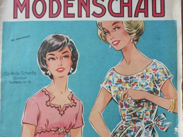Modenschau — старый немецкий журнал мод — номер 47 -50-60 годы | Ярмарка Мастеров - ручная работа, handmade