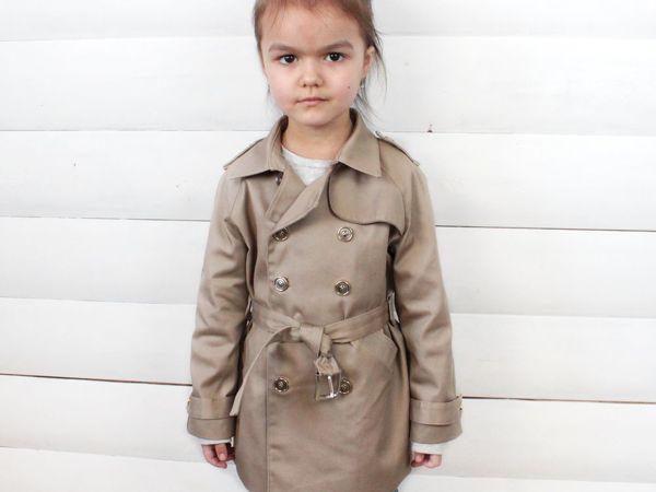 Выкройка пальто для маленькой девочки