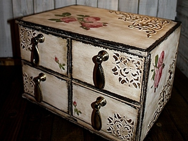 Декорируем мини-комод «Сhic» | Ярмарка Мастеров - ручная работа, handmade