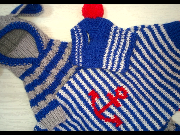 Вязание спицами для детей: схема свитера для мальчиков