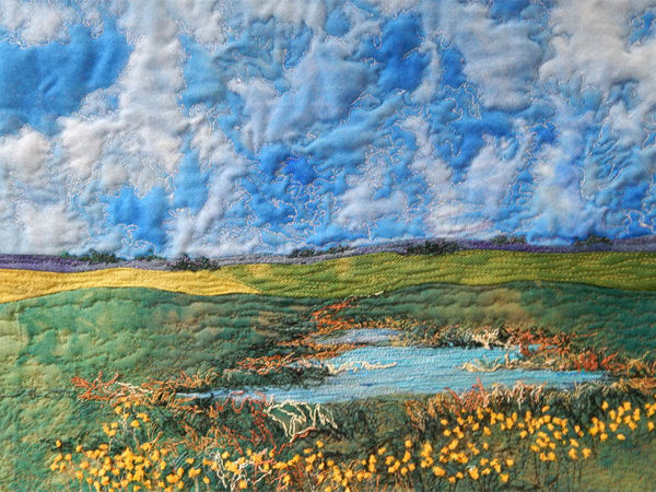 Wonderful Patchwork Landscapes by Cindy Hoppe | Ярмарка Мастеров - ручная работа, handmade