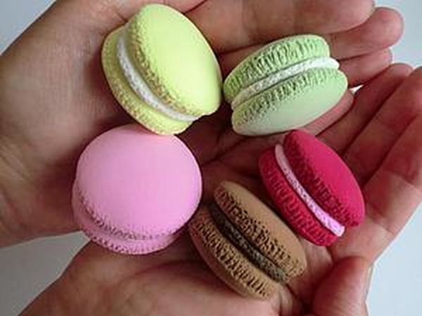 Kids' DIY: Modeling Macaroons with Polymer Clay | Livemaster - handmade