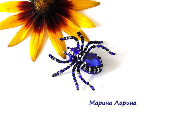 Мастер-класс плетения паука из бисера | фото, советы, инструкция | (3 видео)