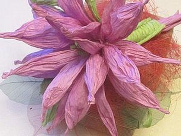 Цветок из бумажной веревки Twistart | Ярмарка Мастеров - ручная работа, handmade